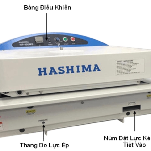 MÁY ÉP KEO HASHIMA HP-450MS